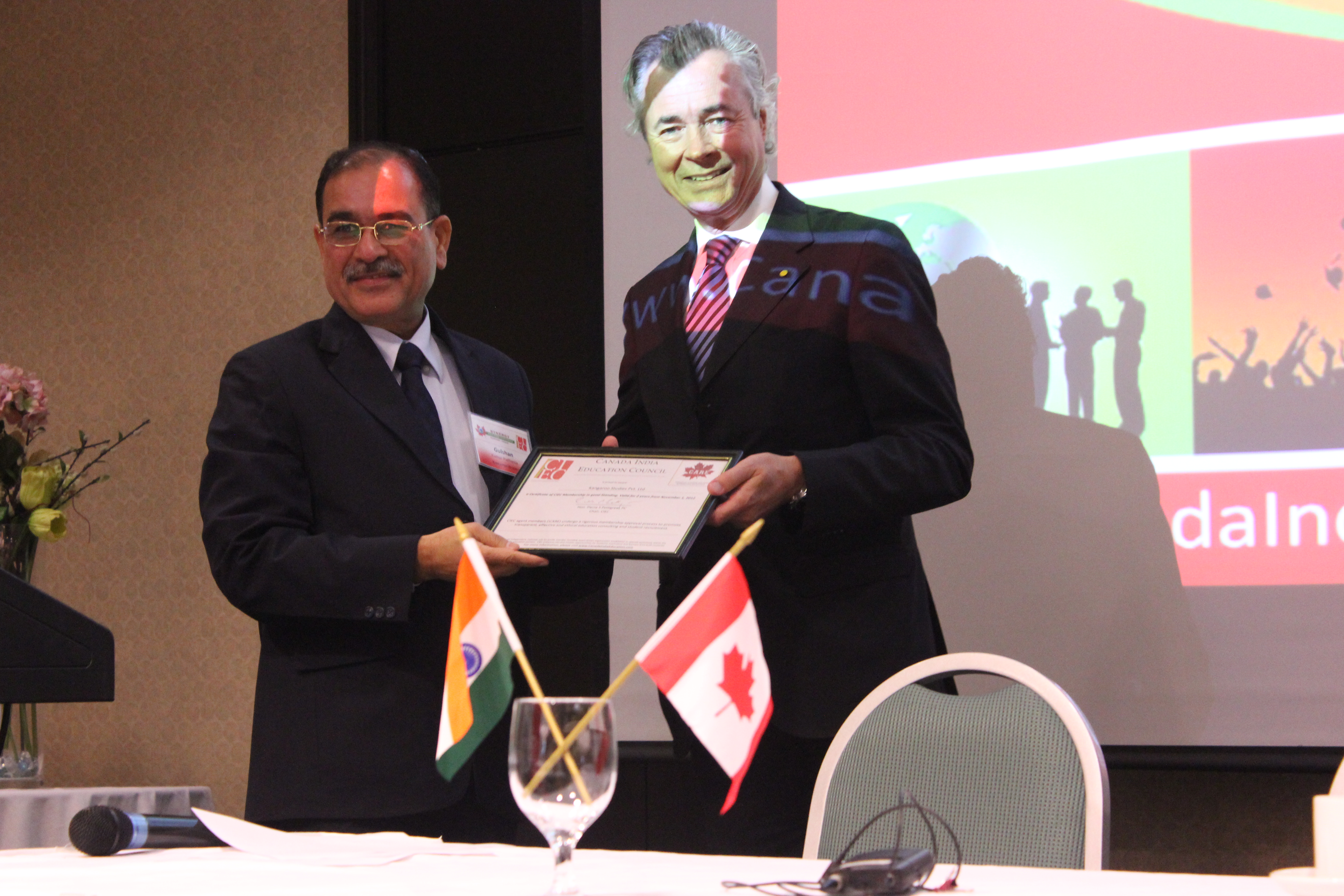 Pathania Receives Certificate of CIEC Membership Gulshan Kumar Pathania receives CIEC Membership Certificate